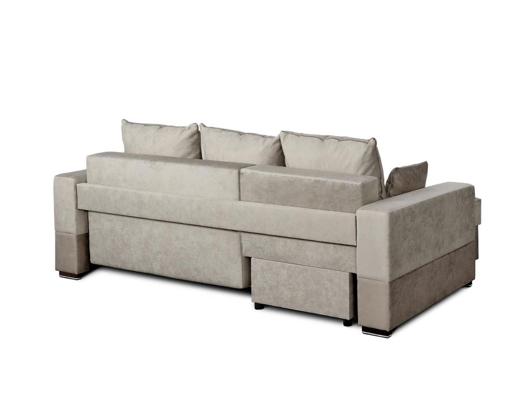 Угловой диван Бостон цвет бежевый (фото 252546)