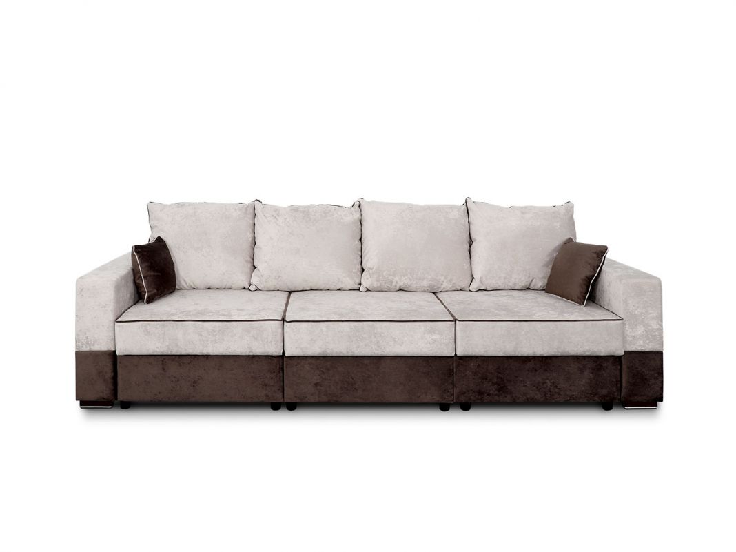 Диван Бостон 2400 цвет бежевый,коричневый (фото 252483)