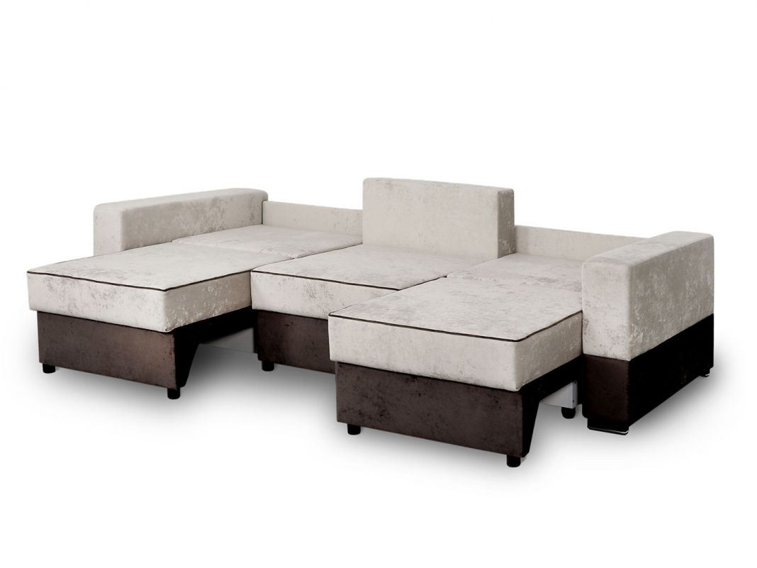 Диван Бостон 2400 цвет бежевый,коричневый (фото 252488)