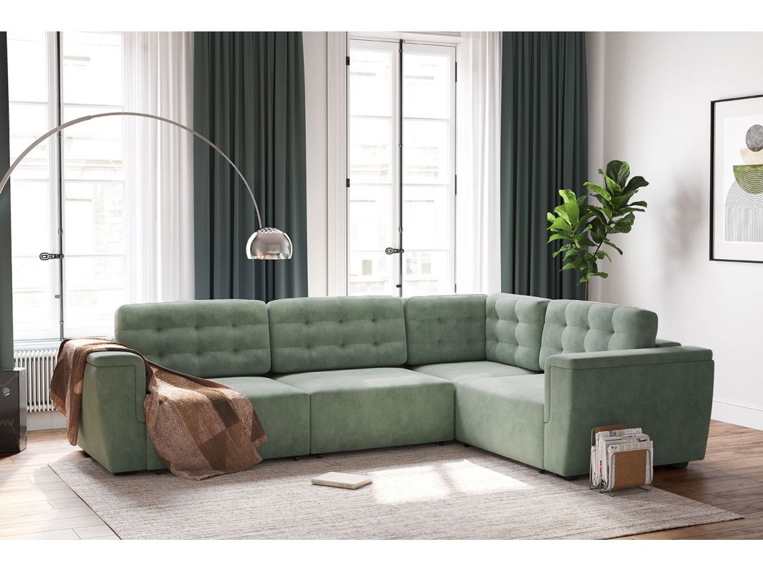 Диван Милан 3 цвет зеленый (фото 253286)