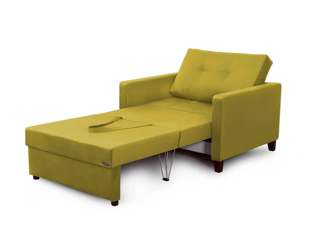 Кресло-кровать Джерси 1 цвет желтый (фото 253132)