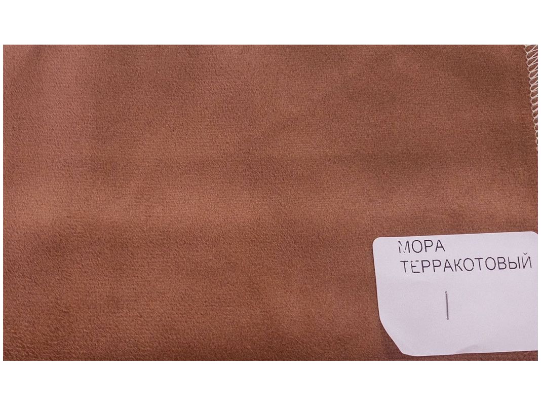 микровелюр мора терракотовый