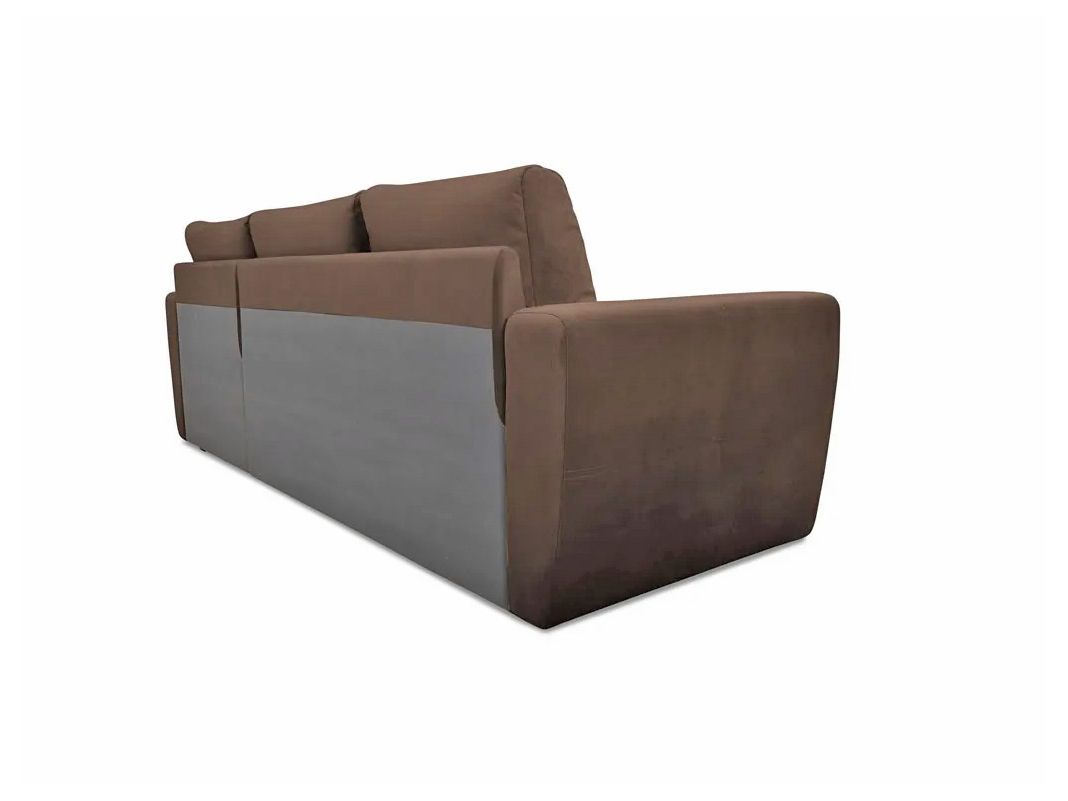 Угловой диван Лакки цвет коричневый (фото 254219)