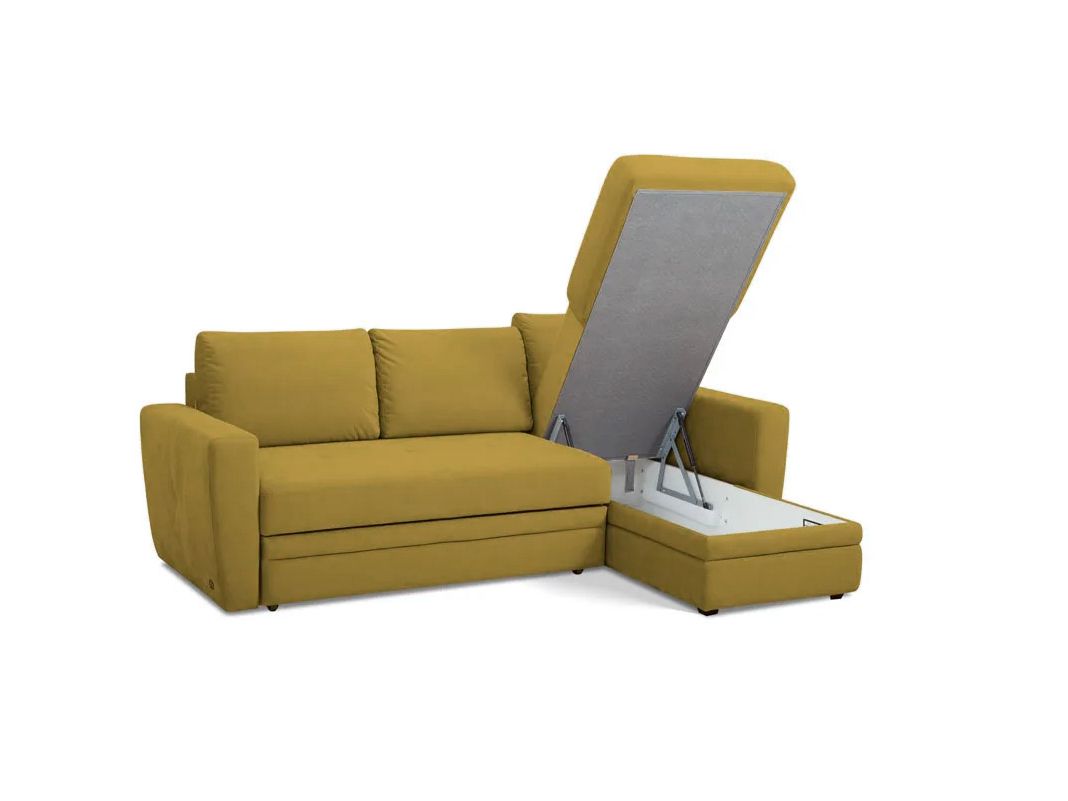 Угловой диван Лакки цвет желтый (фото 254232)