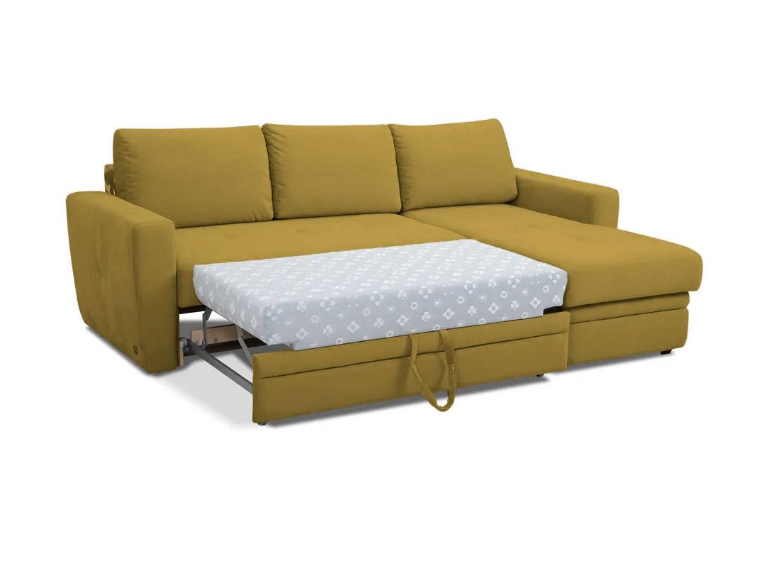 Угловой диван Лакки цвет желтый (фото 254233)