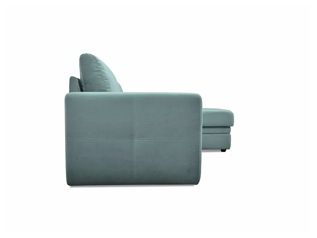 Угловой диван Лакки цвет зеленый,бирюза (фото 254242)