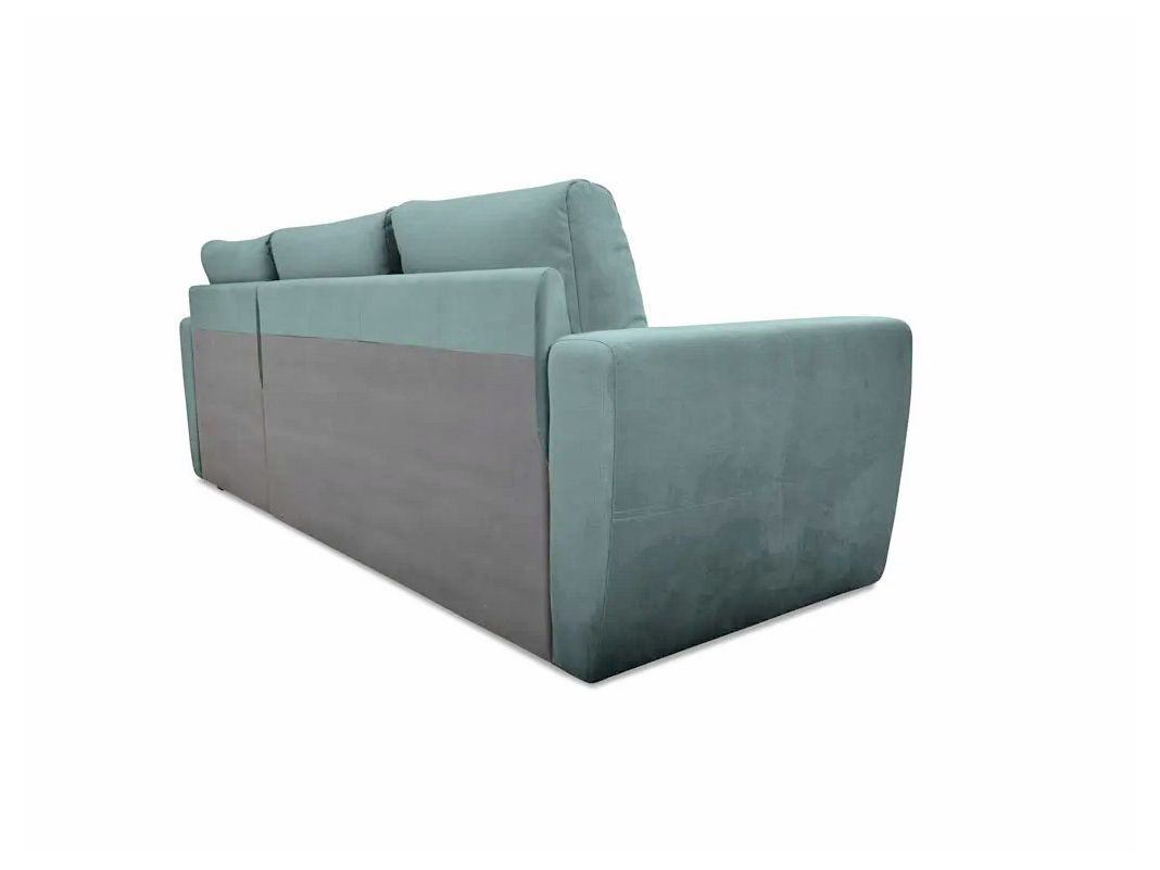 Угловой диван Лакки цвет зеленый,бирюза (фото 254243)