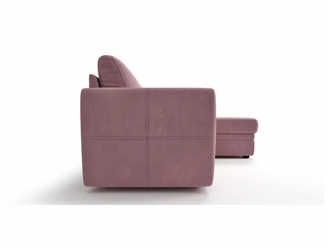 Угловой диван Лакки цвет розовый (фото 179767)