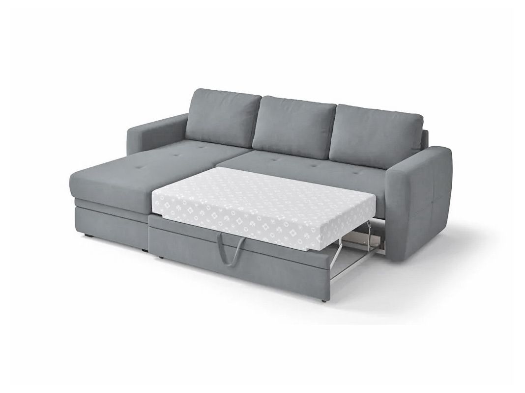 Угловой диван Лакки цвет серый (фото 179781)