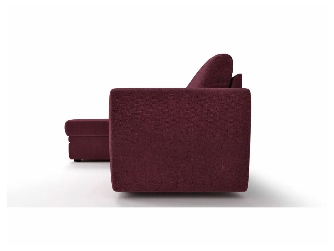 Угловой диван Лакки цвет красный,бордовый (фото 179803)