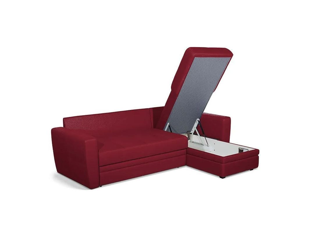 Угловой диван Лакки цвет красный (фото 254161)