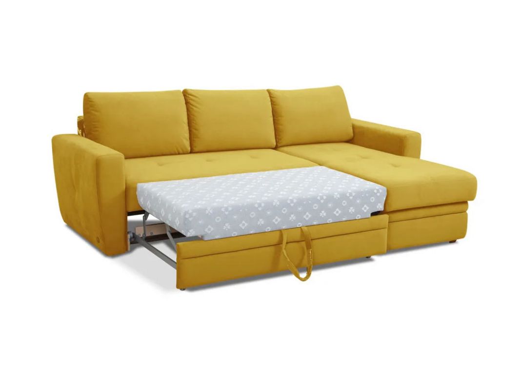 Угловой диван Лакки цвет желтый (фото 254171)