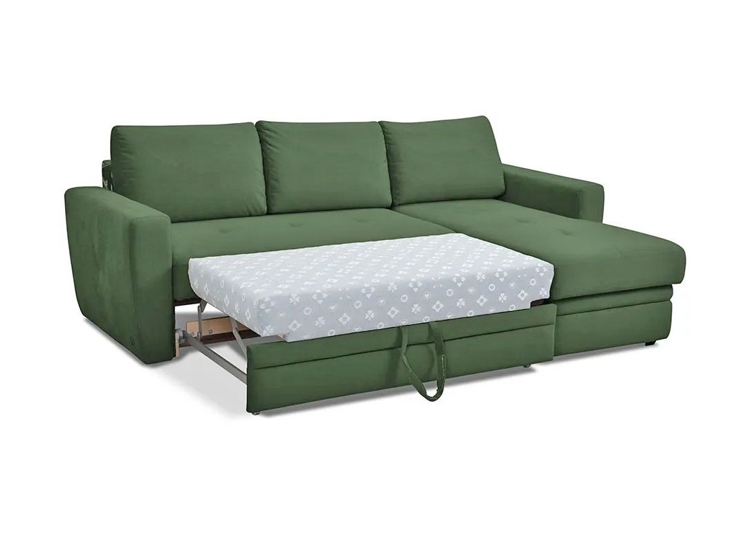 Угловой диван Лакки цвет зеленый (фото 254195)
