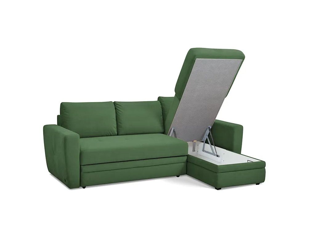 Угловой диван Лакки цвет зеленый (фото 254196)