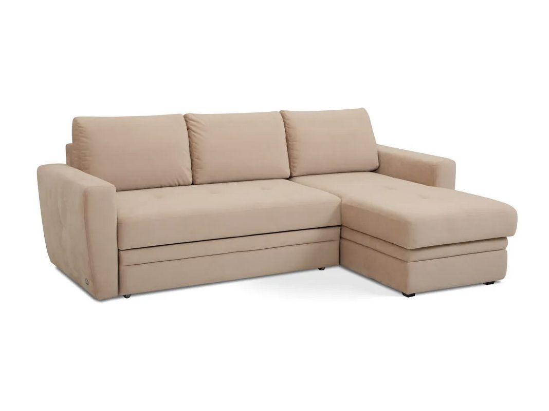 Угловой диван Лакки цвет бежевый (фото 254205)