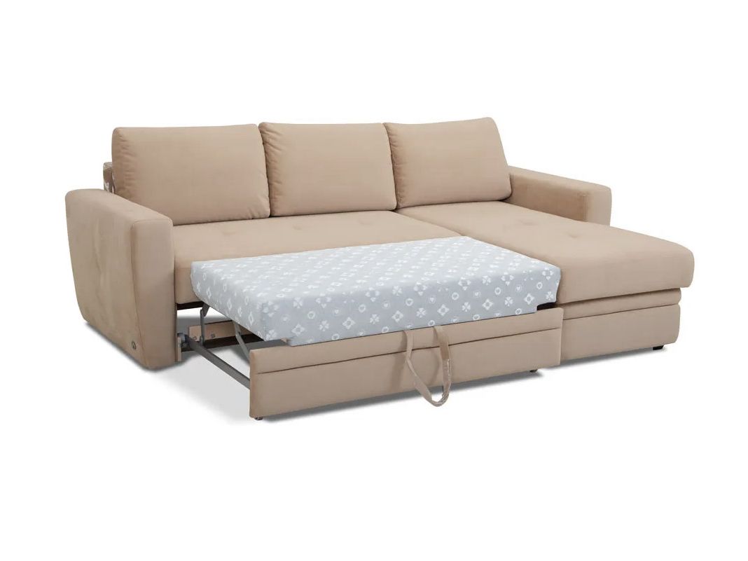 Угловой диван Лакки цвет бежевый (фото 254209)