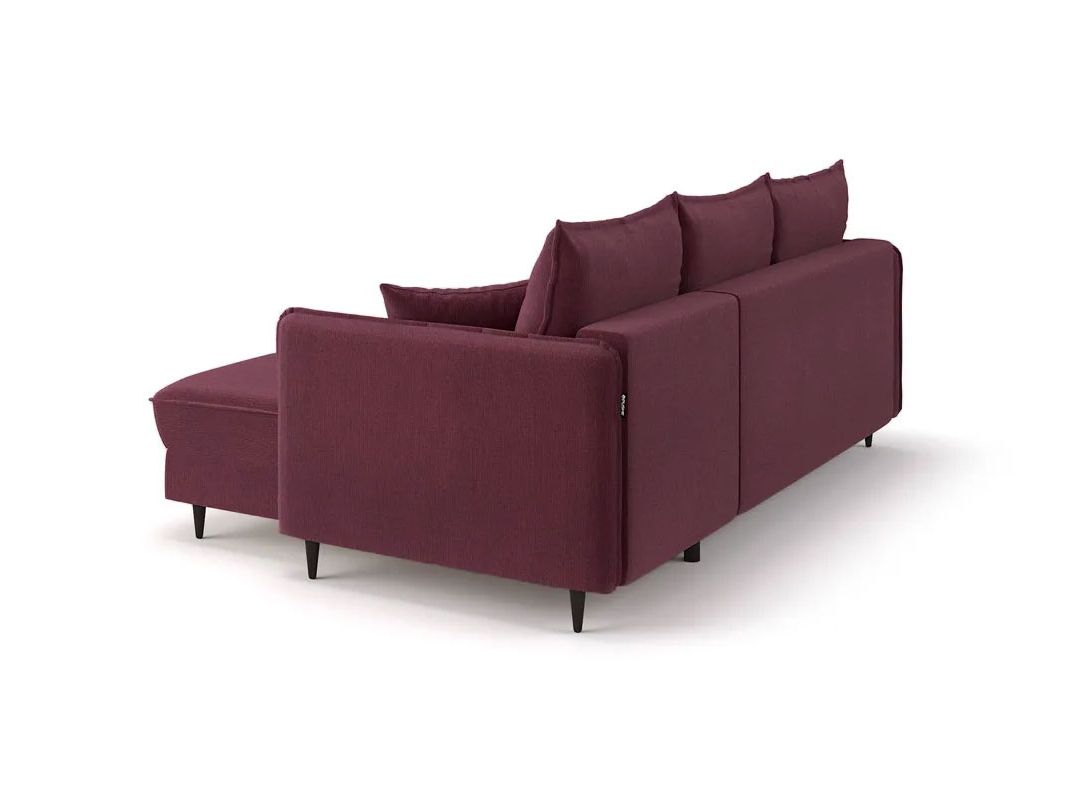 Угловой диван Фьорд цвет красный,бордовый (фото 183617)