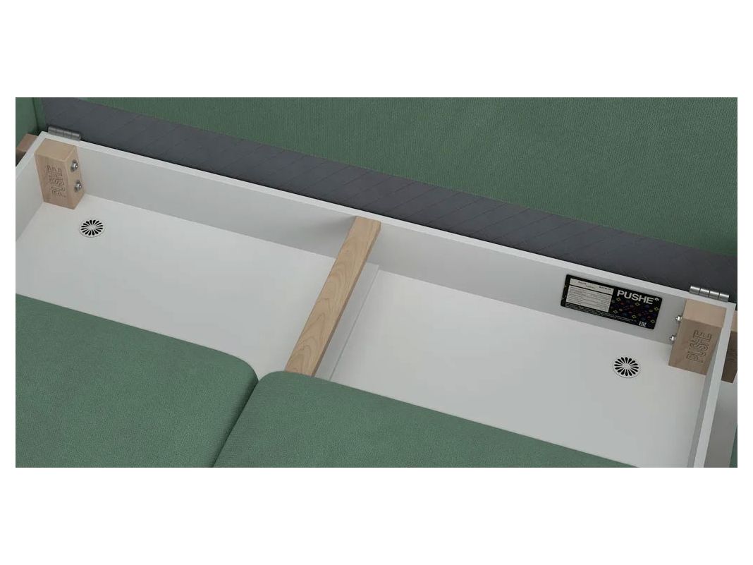 Угловой диван Фьорд цвет зеленый (фото 183666)