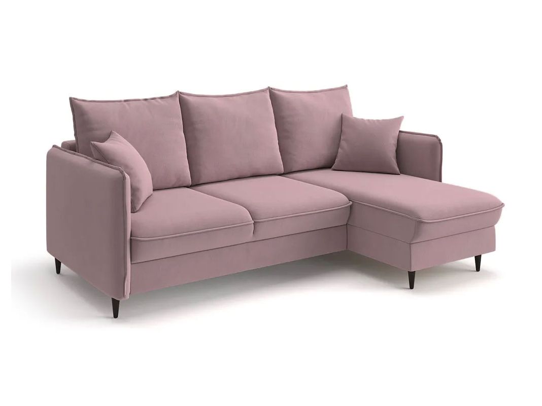 Угловой диван Фьорд цвет розовый (фото 183717)