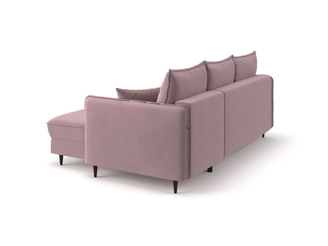 Угловой диван Фьорд цвет розовый (фото 183719)