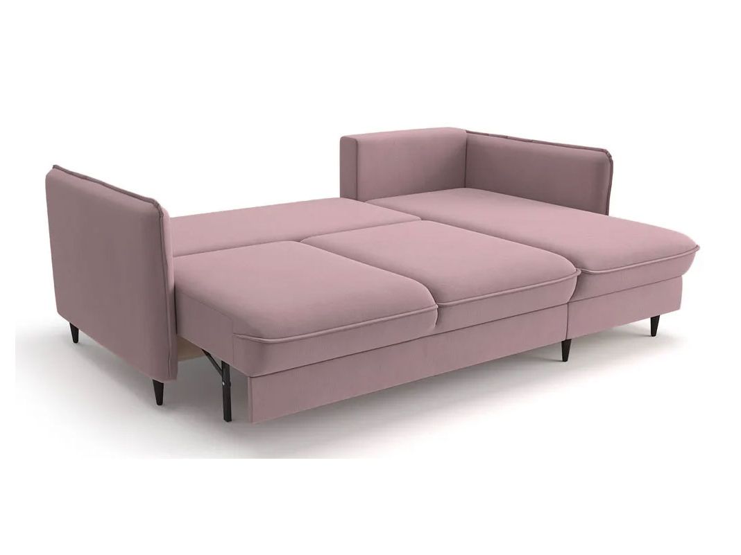 Угловой диван Фьорд цвет розовый (фото 183721)