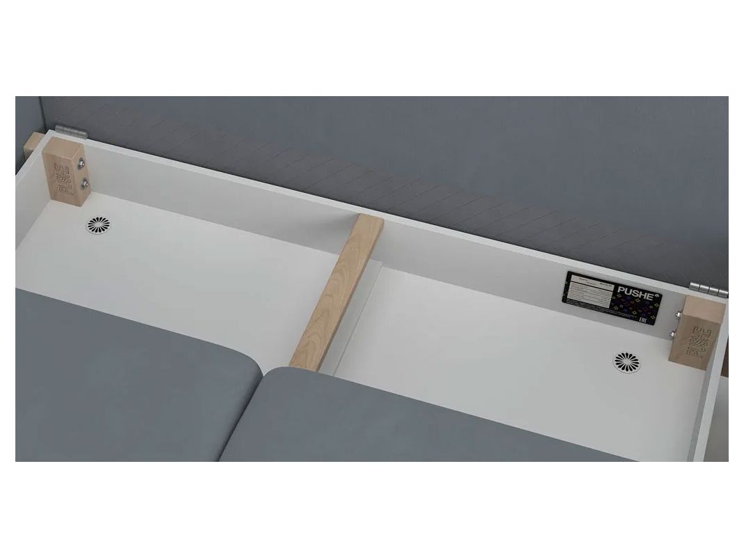 Угловой диван Фьорд цвет серый (фото 183738)