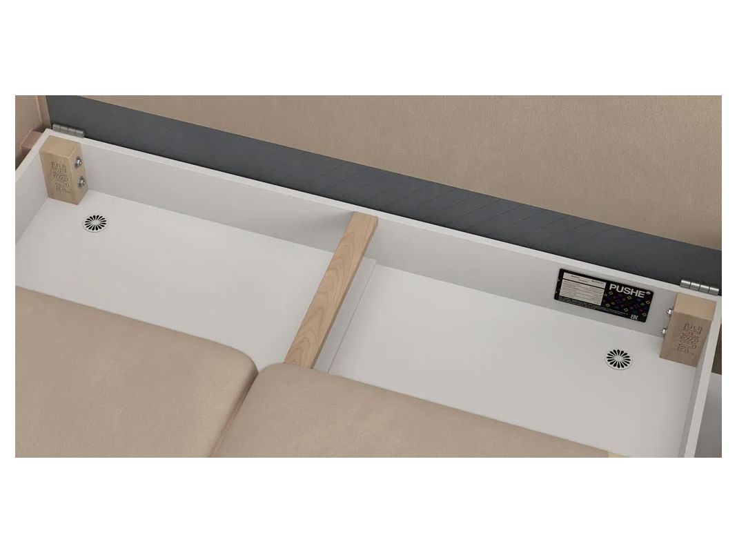 Угловой диван Фьорд цвет бежевый (фото 254623)