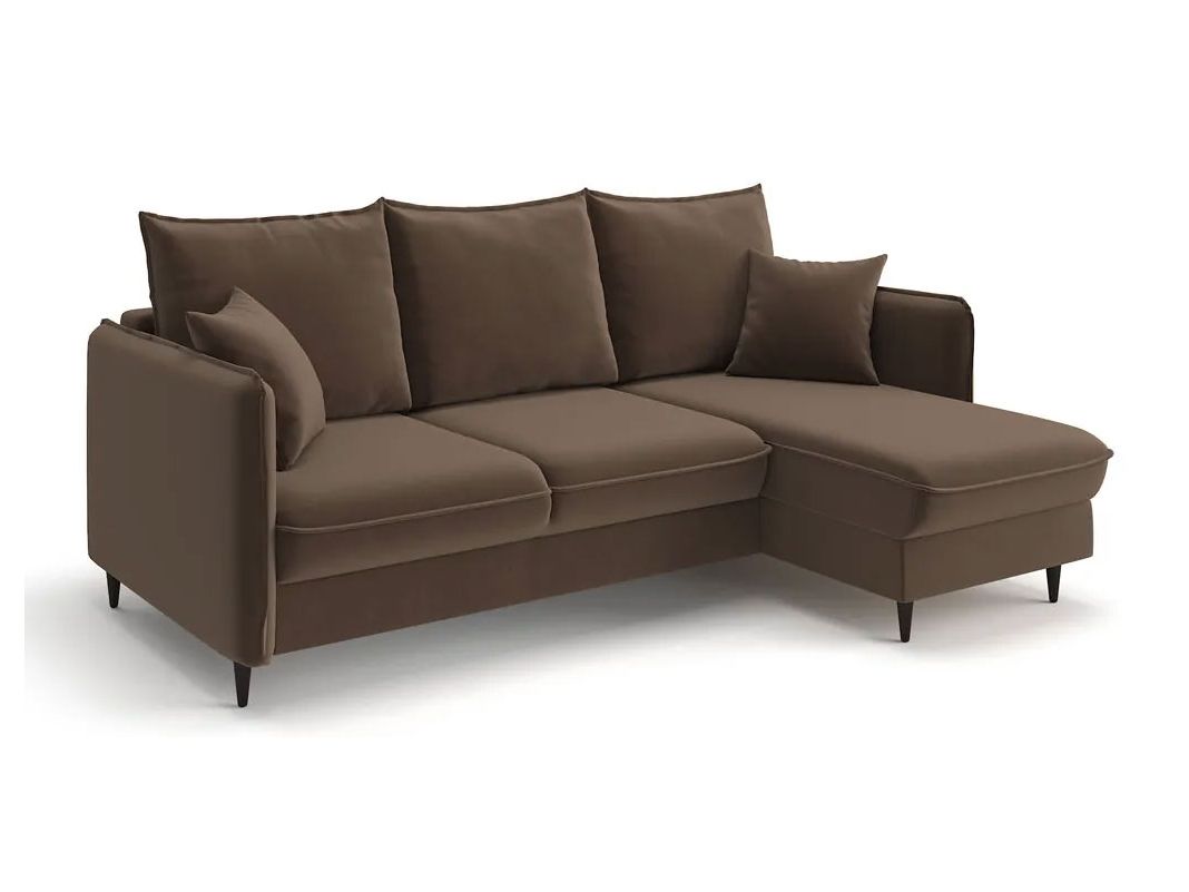 Угловой диван Фьорд цвет коричневый (фото 254632)
