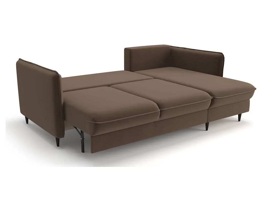 Угловой диван Фьорд цвет коричневый (фото 254636)