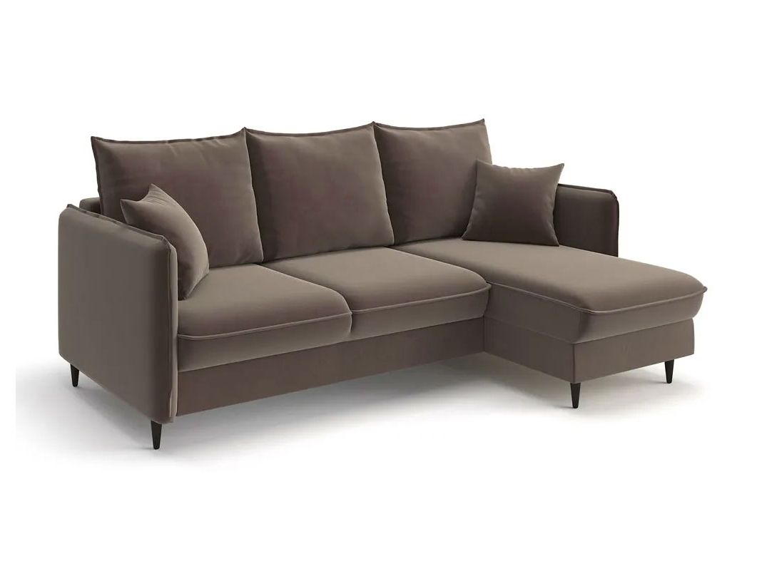 Угловой диван Фьорд цвет коричневый (фото 254680)