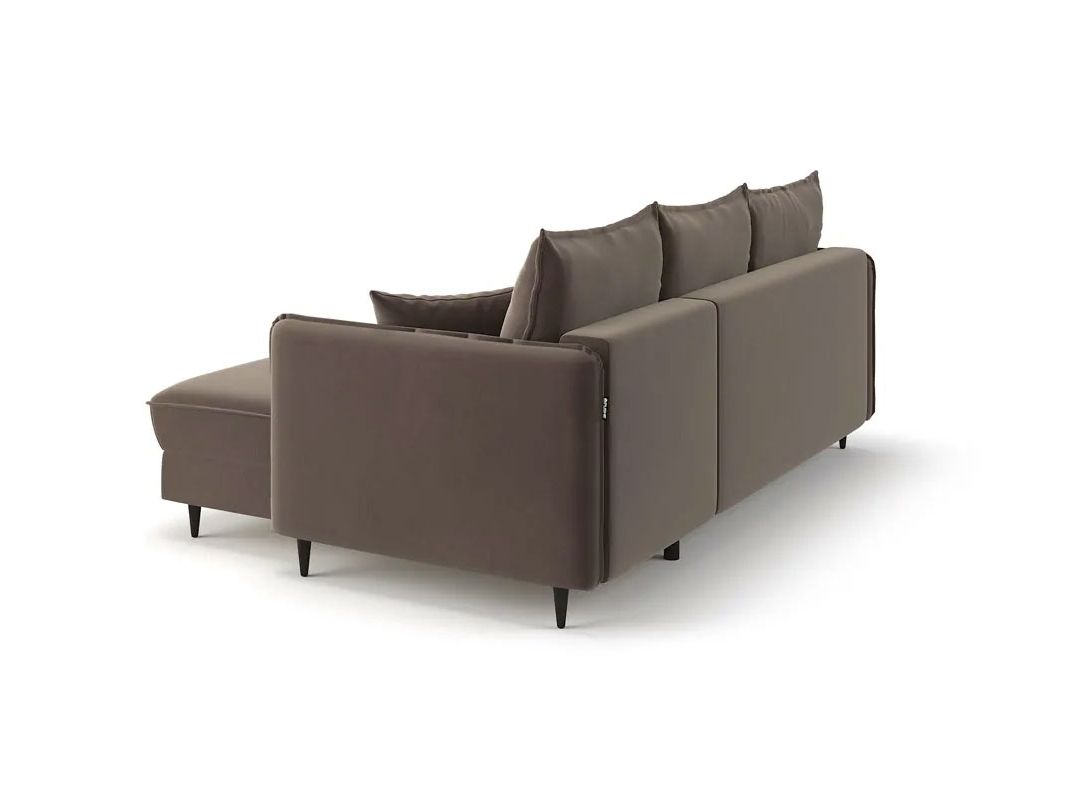 Угловой диван Фьорд цвет коричневый (фото 254682)