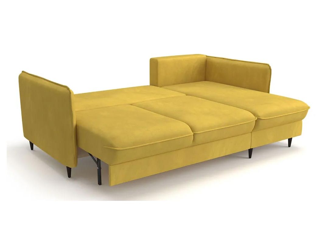 Угловой диван Фьорд цвет желтый (фото 254696)