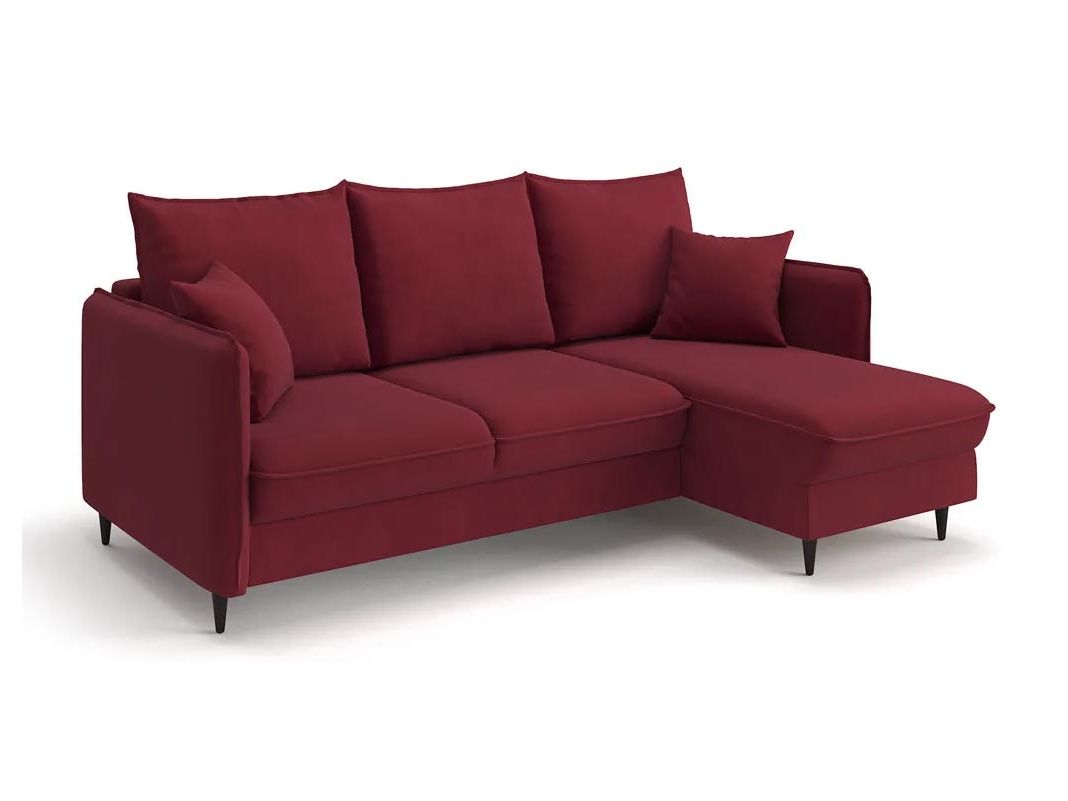 Угловой диван Фьорд цвет красный,бордовый (фото 254716)