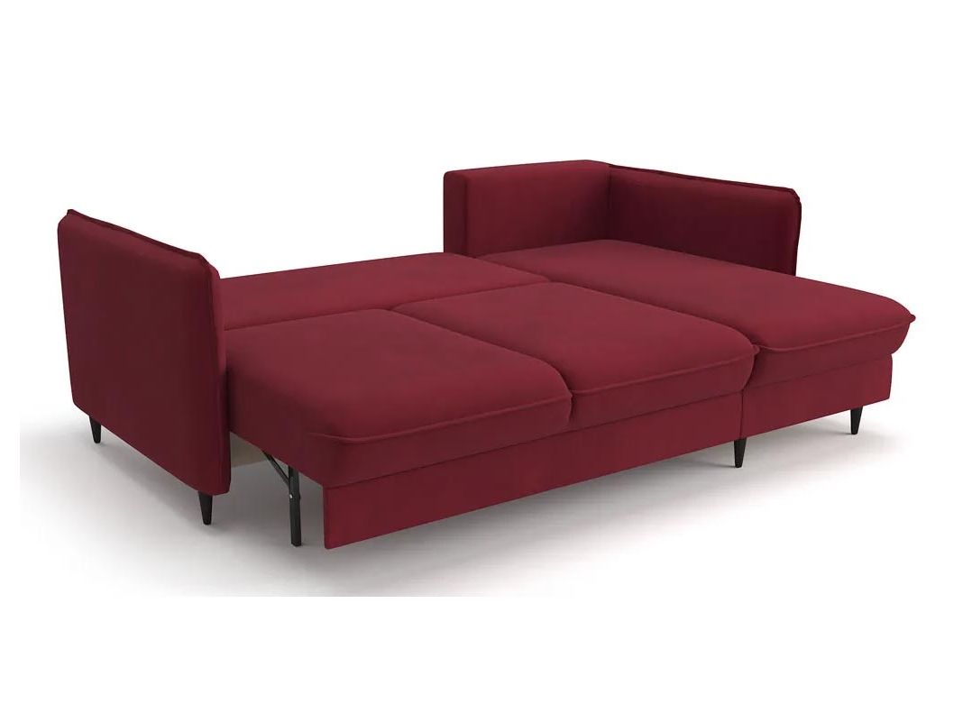 Угловой диван Фьорд цвет красный,бордовый (фото 254720)