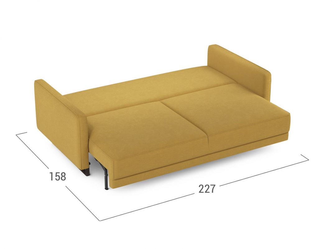 Диван MOON 178 цвет желтый (фото 236886)