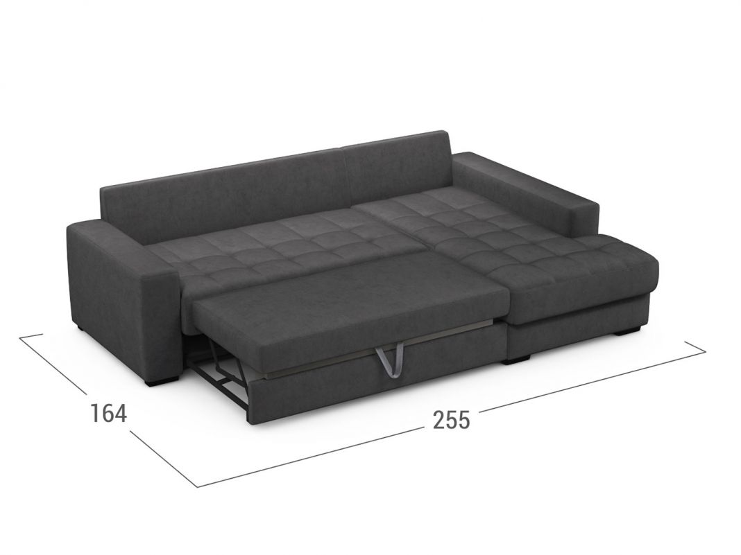 Угловой диван MOON 107 цвет серый (фото 255820)