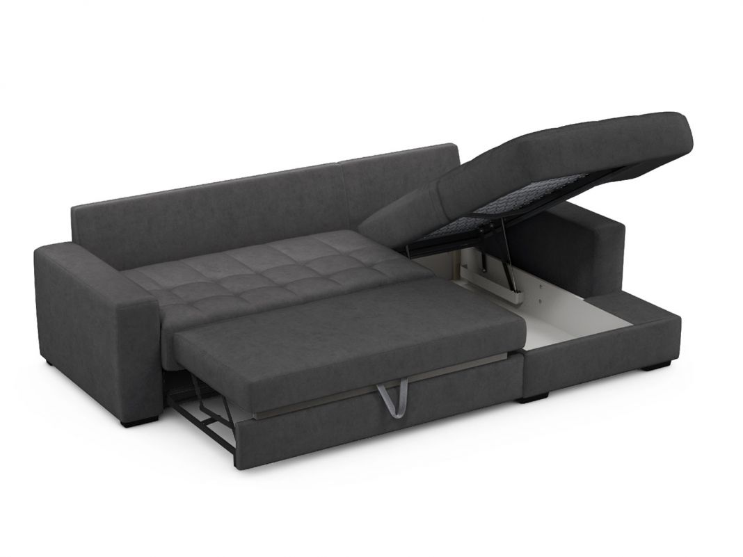 Угловой диван MOON 107 цвет серый (фото 255822)