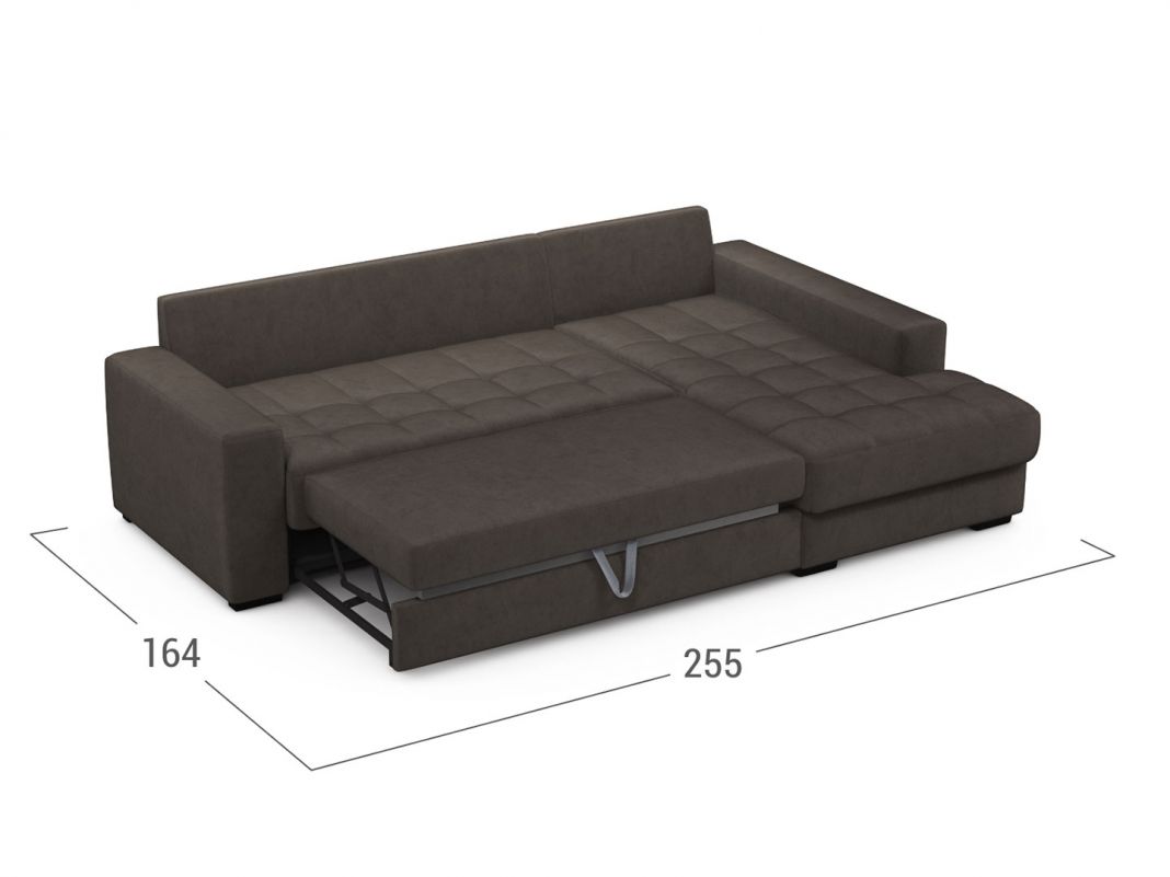 Угловой диван MOON 107 цвет коричневый (фото 255884)