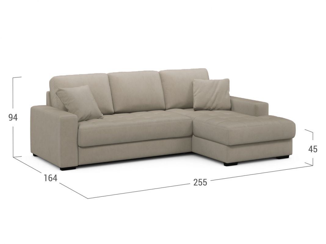 Угловой диван MOON 107 цвет бежевый (фото 255936)