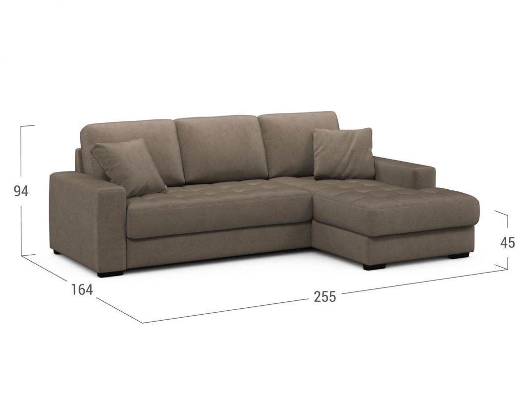 Угловой диван MOON 107 цвет коричневый (фото 255974)