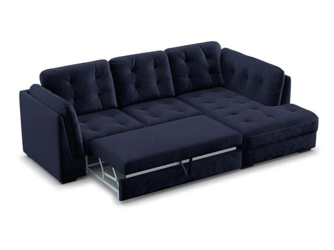 Угловой диван MOON 110 цвет синий (фото 5401)