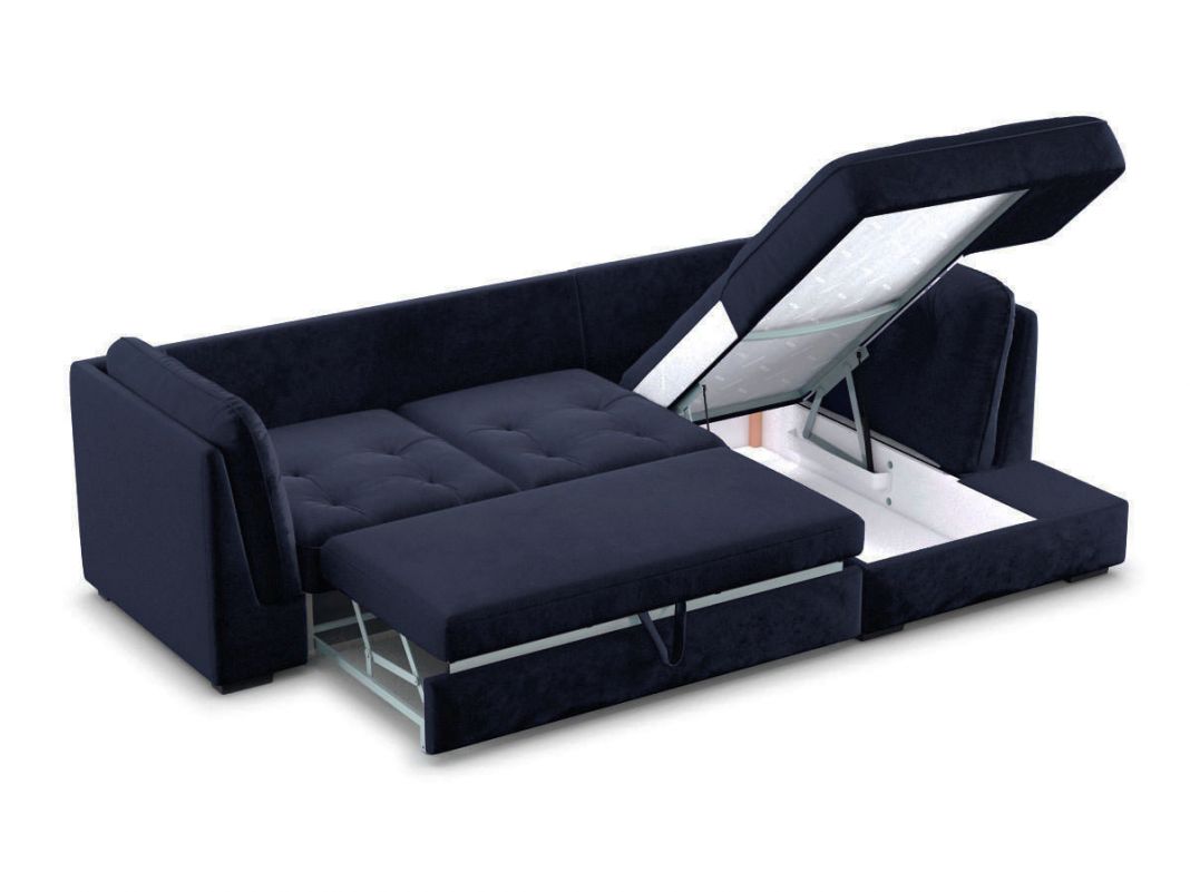 Угловой диван MOON 110 цвет синий (фото 5403)