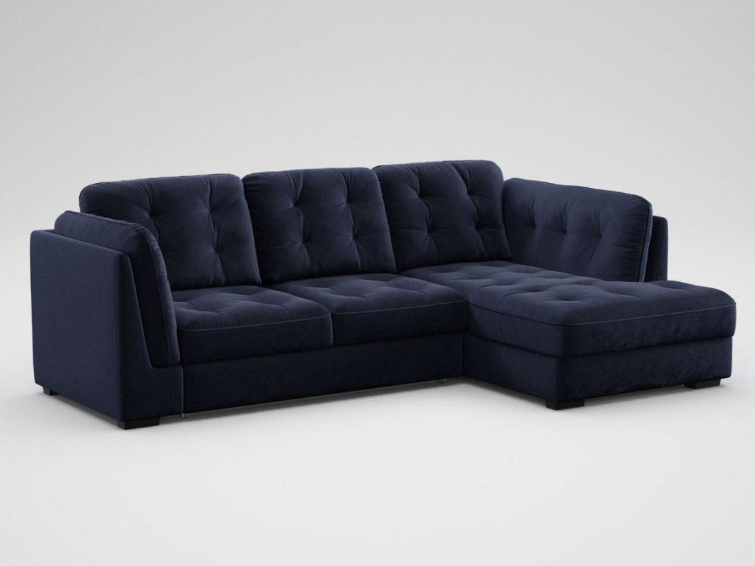 Угловой диван MOON 110 цвет синий (фото 17560)