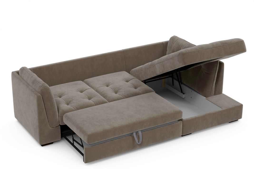 Угловой диван MOON 110 цвет коричневый (фото 256951)