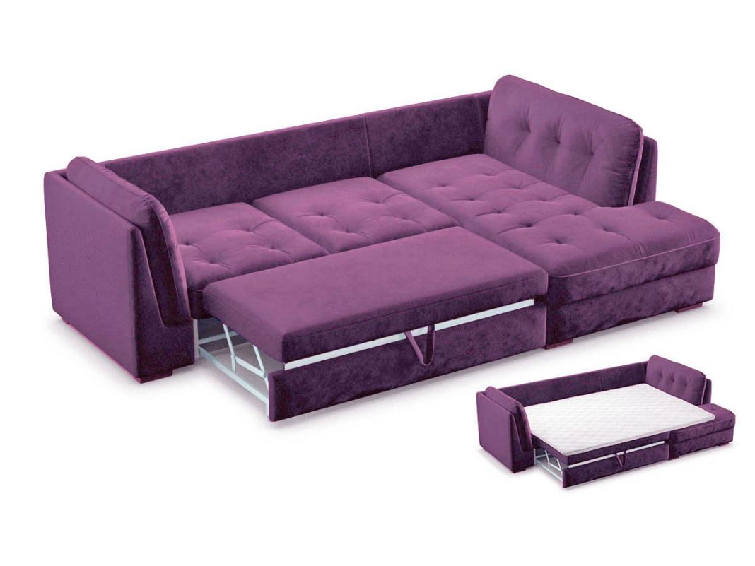 Угловой диван MOON 110 цвет фиолетовый,сиреневый (фото 180247)