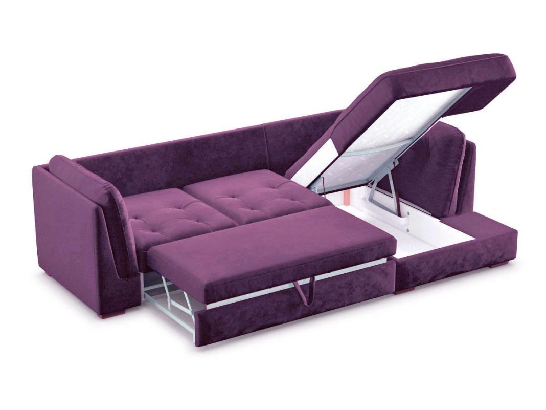 Угловой диван MOON 110 цвет фиолетовый,сиреневый (фото 180248)