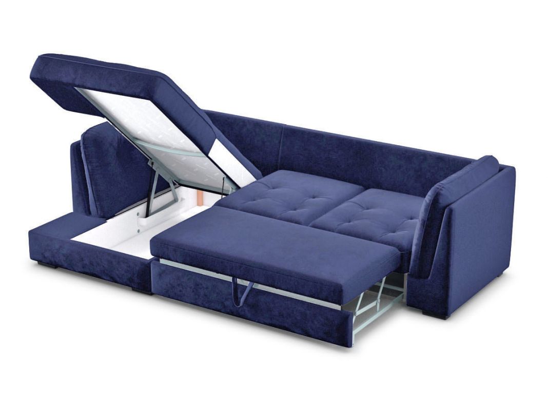 Угловой диван MOON 110 цвет синий (фото 180272)