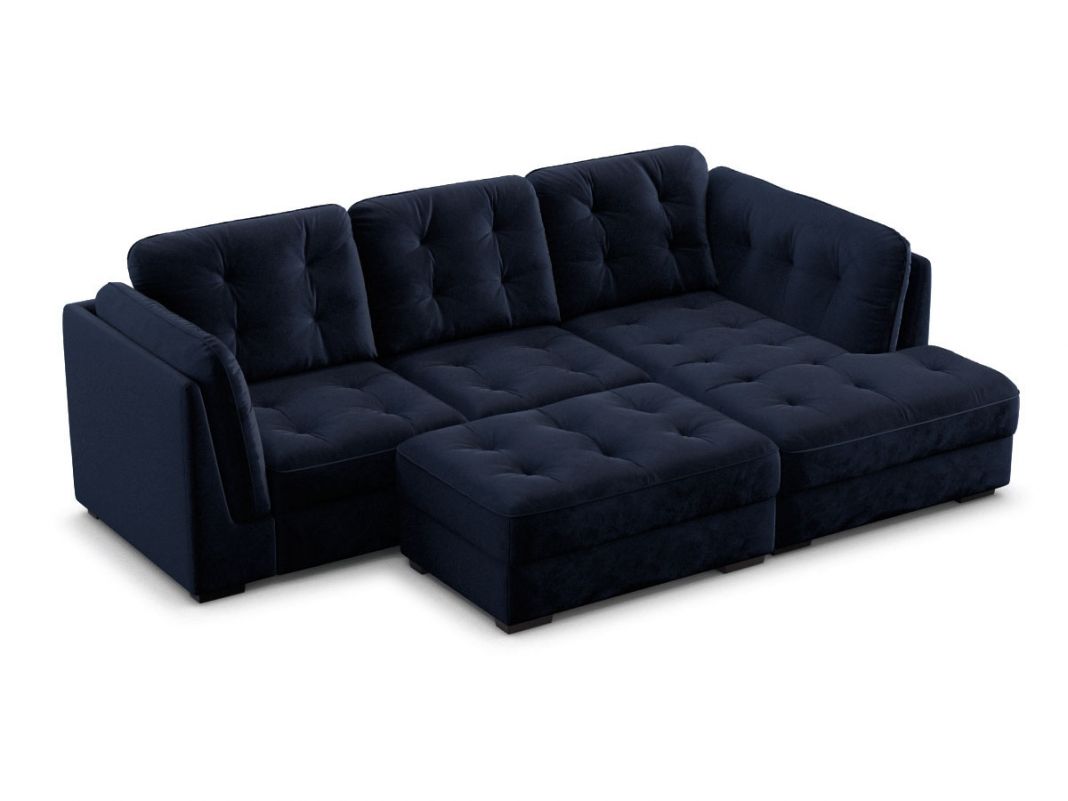 Банкетка-столик MOON 110 цвет синий (фото 5492)