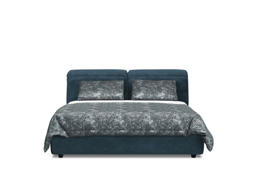 Кровать с подъёмным механизмом MOON 1107 цвет синий,зеленый (фото 154718)