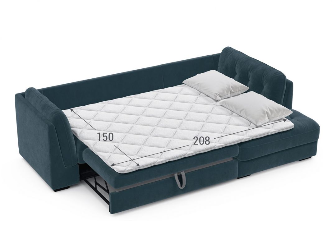 Угловой диван MOON 110 цвет зеленый (фото 256977)